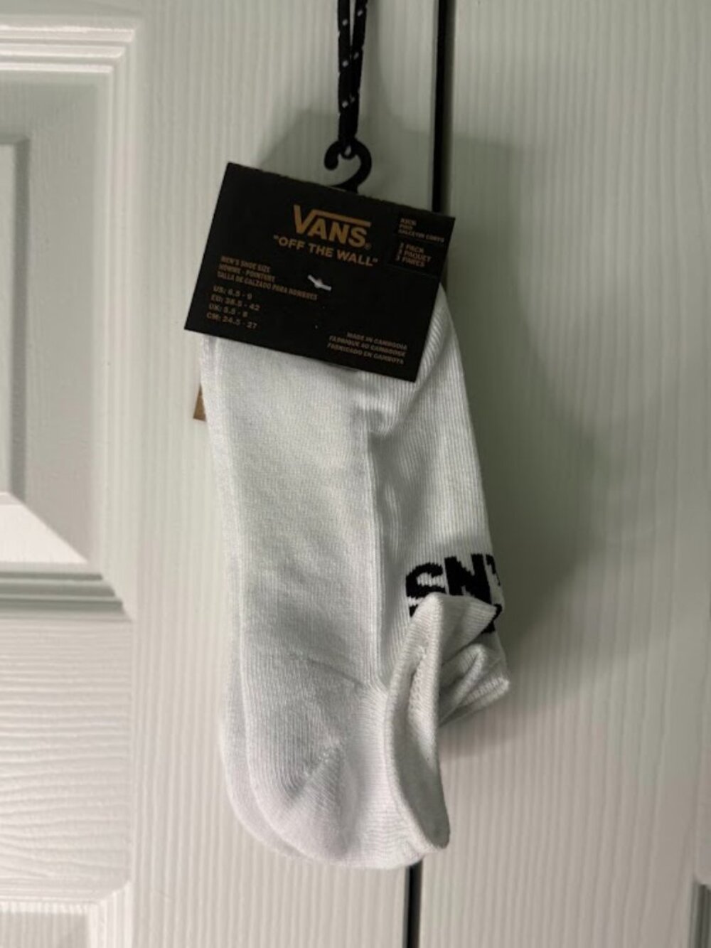 Men's Vans Kick Pied Calcetin Corto Socks